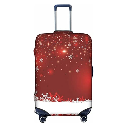 Anticsao Staubdichte Kofferhülle für Weihnachten, Reisen, Gepäck, Koffer, Zubehör, Urlaub, weiß, S von Anticsao