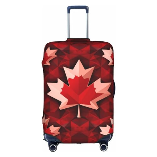 Trolley-Koffer-Schutzhülle, Kanada, Ahornblatt, kratzfest, 45,7 - 81,3 cm, geeignet für Reisen, Geschäftsreisen, weiß, S Trolley-Koffer-Schutzhülle, Kanada, Ahornblatt, kratzfest, 45,7 - 81,3 cm, geeignet für Reisen, Geschäftsreisen, weiß, S von Anticsao