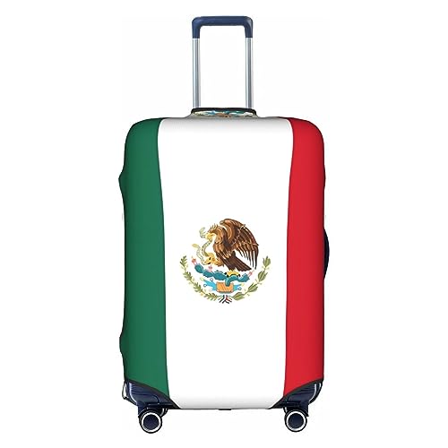 Trolley-Koffer-Schutzhülle, Motiv: Flagge von Mexiko, kratzfest, 45,7 - 81,3 cm, geeignet für Reisen, Geschäftsreisen, weiß, xl Trolley-Koffer-Schutzhülle, Motiv: Flagge von Mexiko, kratzfest, 45,7 - 81,3 cm, geeignet für Reisen, Geschäftsreisen, weiß, xl von Anticsao