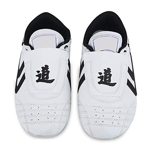 Antilog Taekwondo Schuhe Taekwondo Sport Boxen Kung Fu Taichi Leichte Schuhe für Kinder Teenager(31内长19.4cm-31) von Antilog