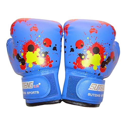 Anwangda 1 Paar Kinder-Boxhandschuhe für Kinder von 2–11 Jahren, Jungen, Mädchen, Kleinkinder, PU-Cartoon-Sparring-Training, Boxhandschuhe für Kickboxen, Boxsack, Fokus-Pads, Blau Anwangda 1 Paar Kinder-Boxhandschuhe für Kinder von 2–11 Jahren, Jungen, Mädchen, Kleinkinder, PU-Cartoon-Sparring-Training, Boxhandschuhe für Kickboxen, Boxsack, Fokus-Pads, Blau von Anwangda