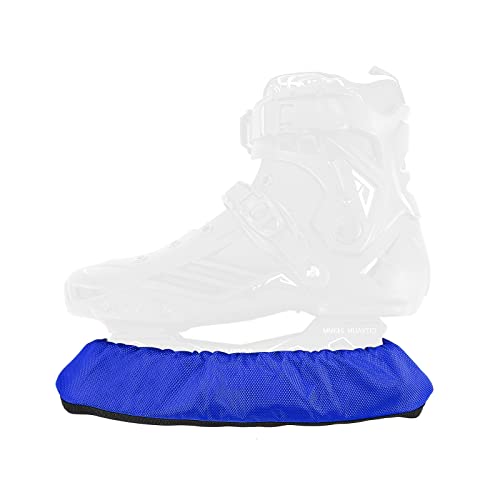 Aoblok Kufenschoner Schlittschuhe, 1 Paar Eishockey Elastische Kufenstrümpfe für Damen Herren Kinder Schlittschuhe & Eislaufschuhe, Schlittschuh Kufenschutz Zubehör Eishockey Geschenk (Blau,L) von Aoblok