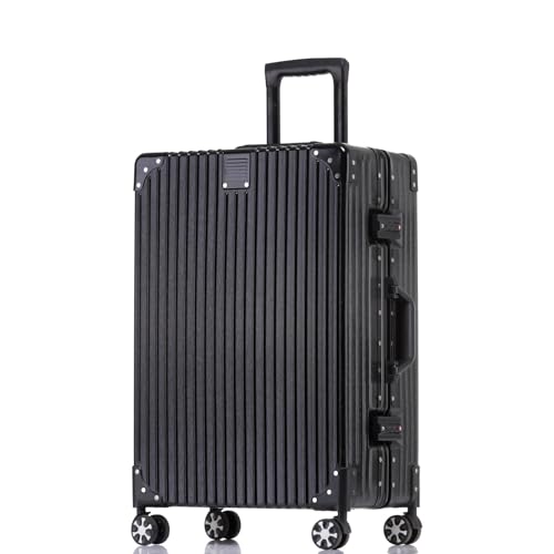 Hartschalen-Koffer Trolley Alu-Rahmen+PC Rollkoffer Reisekoffer Handgepäck Teleskopgriff, TSA, 4 Rollen von Aoliwei