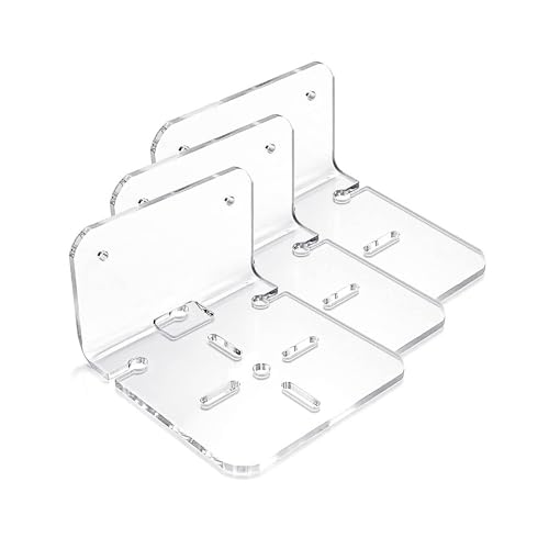 Aomiun 3-teiliges Wandregal aus Acryl, universelle Kleberegale für Monitore, Kameras, Lautsprecher, kleines schwebendes Regal für Schlafzimmer, Wohnzimmer, Küche Aomiun 3-teiliges Wandregal aus Acryl, universelle Kleberegale für Monitore, Kameras, Lautsprecher, kleines schwebendes Regal für Schlafzimmer, Wohnzimmer, Küche von Aomiun