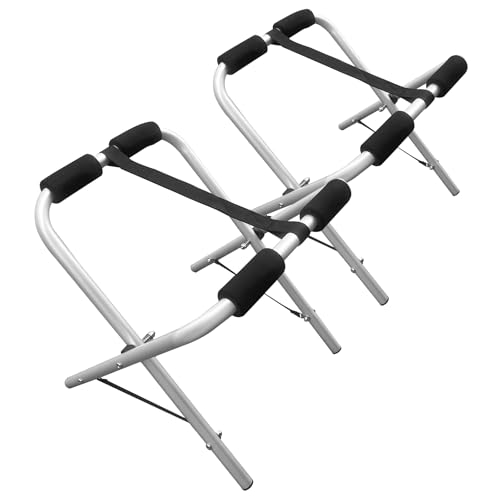 Aomiun Kajak Lagergestell Set aus Aluminium, klappbarer Lagerbock zum Setzen von Kajak, Kanu, SUP usw., tragbarer Aufbewahrungsständer 2 Stück Aomiun Kajak Lagergestell Set aus Aluminium, klappbarer Lagerbock zum Setzen von Kajak, Kanu, SUP usw., tragbarer Aufbewahrungsständer 2 Stück von Aomiun
