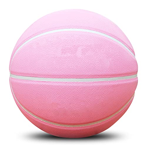 Sportartikel Basketball Ball Männer Frauen Kind, Professioneller Outdoor Indoor Basketball Offizielle Größe 7 und Größe 6 und Größe 5, hergestellt für Indoor Outdoor Basketballspiele (Größe 7, Rosa) Sportartikel Basketball Ball Männer Frauen Kind, Professioneller Outdoor Indoor Basketball Offizielle Größe 7 und Größe 6 und Größe 5, hergestellt für Indoor Outdoor Basketballspiele (Größe 7, Rosa) von Aoun
