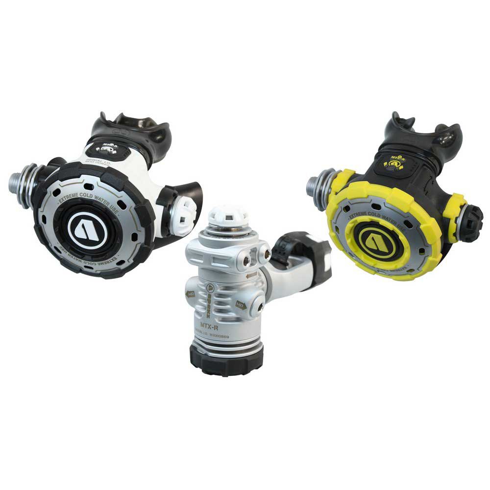 Apeks Mtx-r Int With Mtx-r Octopus Diving Regulator Set Silber von Apeks