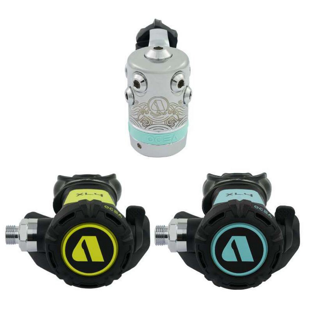 Apeks Stage 3 Xl4 Ocea Int Diving Regulator Set Silber von Apeks