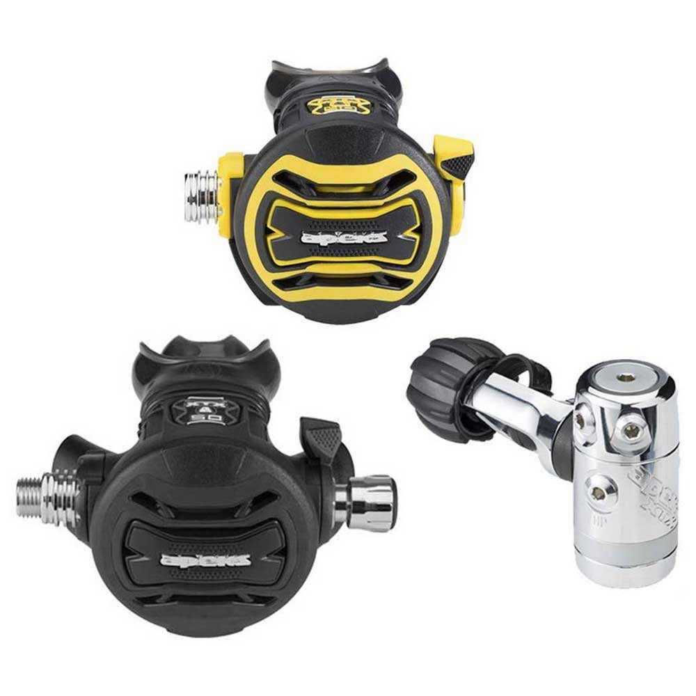 Apeks Xtx 50 Int With Xtx 40 Octopus Diving Regulator Set Schwarz von Apeks