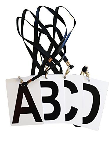 Apkyo Handball Karten zur Markierung der Mannschaftsoffiziellen ABCD mit Band Apkyo Handball Karten zur Markierung der Mannschaftsoffiziellen ABCD mit Band von handball fanshirts .de
