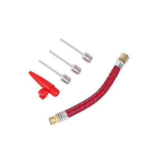 Apofly 1set 5 in 1 Nadelventil Schlauch Luftpumpe Verlängerungsschlauch Ventil Nadel, Füllschlauch Luft Needles Ballpumpe Nadeln Basketball-Nadel für Inflating Apofly 1set 5 in 1 Nadelventil Schlauch Luftpumpe Verlängerungsschlauch Ventil Nadel, Füllschlauch Luft Needles Ballpumpe Nadeln Basketball-Nadel für Inflating von EMMEXX
