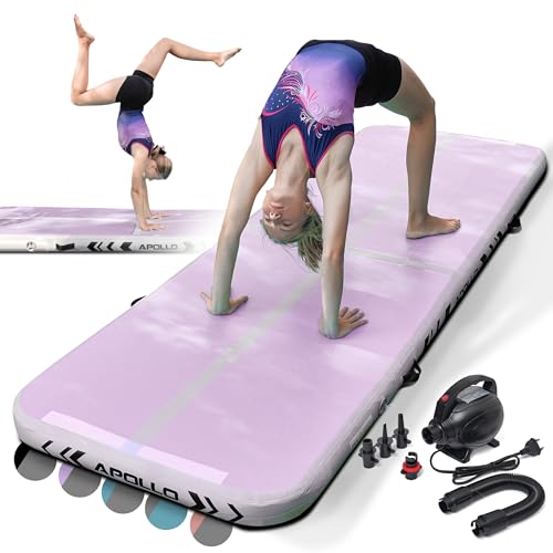 Apollo Air Mat Pro - Air Track Turnmatte für Erwachsene, auch als Gymnastikmatte für Kinder nutzbar, erhältlich in 3m und 4m Länge, aufblasbare Air Matte für zuhause, Outdoor Air Tumbling Matte Apollo Air Mat Pro - Air Track Turnmatte für Erwachsene, auch als Gymnastikmatte für Kinder nutzbar, erhältlich in 3m und 4m Länge, aufblasbare Air Matte für zuhause, Outdoor Air Tumbling Matte von Apollo