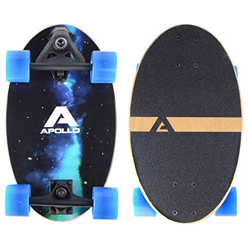 Apollo Barrel Board | Praktischer Cruiser für Pendler | Flink und kompakt | Mini Longboard für unterwegs | Perfekt für Anfänger | Smartes Brett für die City | Für Kinder und Erwachsene von Apollo