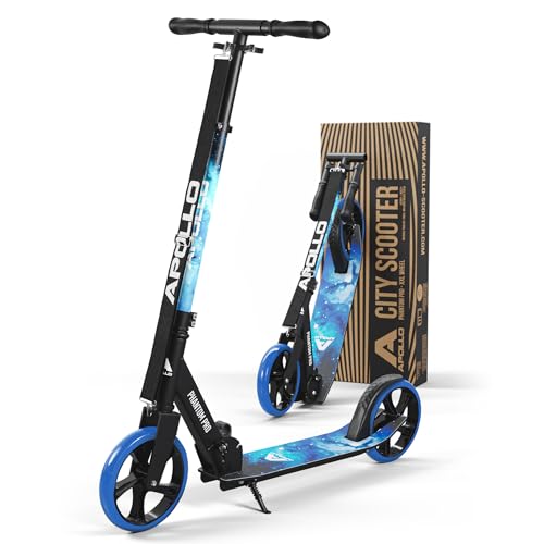 Apollo Phantom Pro City Scooter - XXL-Räder, faltbar, höhenverstellbar, Tretroller für Erwachsene, Kinder und Jugendliche, kompakter City-Roller Apollo Phantom Pro City Scooter - XXL-Räder, faltbar, höhenverstellbar, Tretroller für Erwachsene, Kinder und Jugendliche, kompakter City-Roller von Apollo
