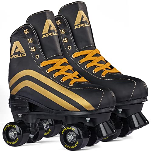 Apollo Disco Roller, Classic Roller | Rollschuhe für Kinder und Erwachsene | größenverstellbare Quad-Skates, 3 Größen, verstellbar von 31 bis 42 | Rollschuhe Damen in schicken Designs von Apollo