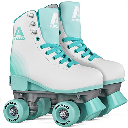 Apollo Disco Roller, Classic Roller | Rollschuhe für Kinder und Erwachsene | größenverstellbare Quad-Skates, 3 Größen, verstellbar von 31 bis 42 | Rollschuhe Damen in schicken Designs Apollo Disco Roller, Classic Roller | Rollschuhe für Kinder und Erwachsene | größenverstellbare Quad-Skates, 3 Größen, verstellbar von 31 bis 42 | Rollschuhe Damen in schicken Designs von Apollo