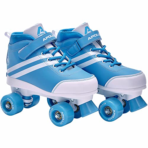 Apollo Disco Roller Soft Boots | Größenverstellbare Kinder Rollschuhe | Bequeme Rollerskates Damen | Rollschuhe Damen & Mädchen in Größen 31-42 | Trendige Roller-Skates für Kids und Erwachsene von Apollo