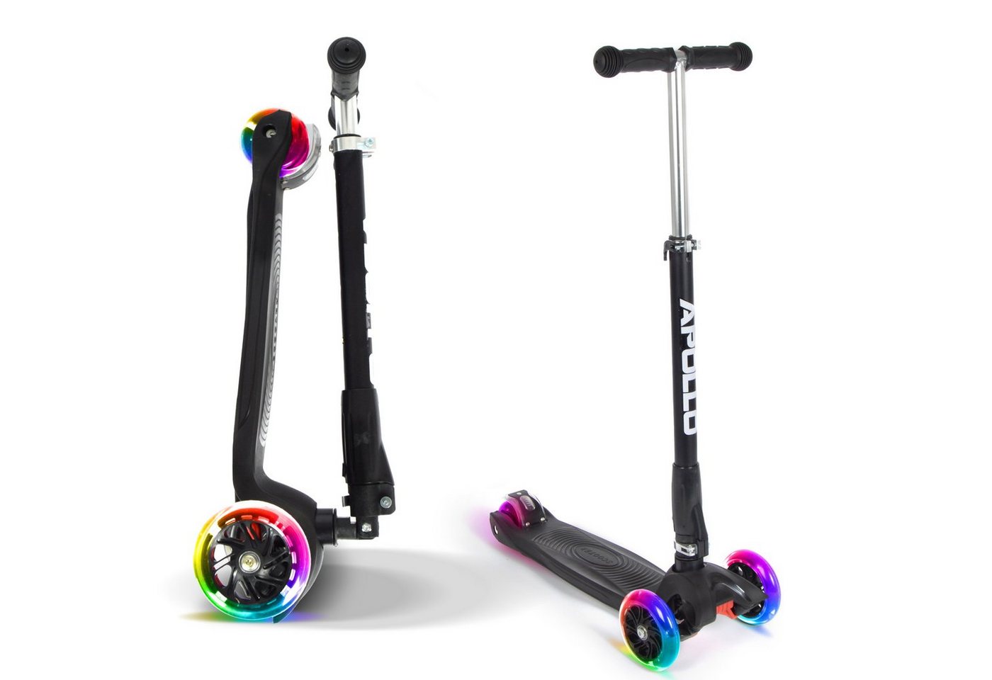 Apollo Dreiradscooter Kinderroller Kids Whiz LED 3-Rad Scooter ab 3 Jahren Tretroller, Klappbarer und höhenverstellbarer Kinder Scooter mit LED Wheels Apollo Dreiradscooter Kinderroller Kids Whiz LED 3-Rad Scooter ab 3 Jahren Tretroller, Klappbarer und höhenverstellbarer Kinder Scooter mit LED Wheels von Apollo