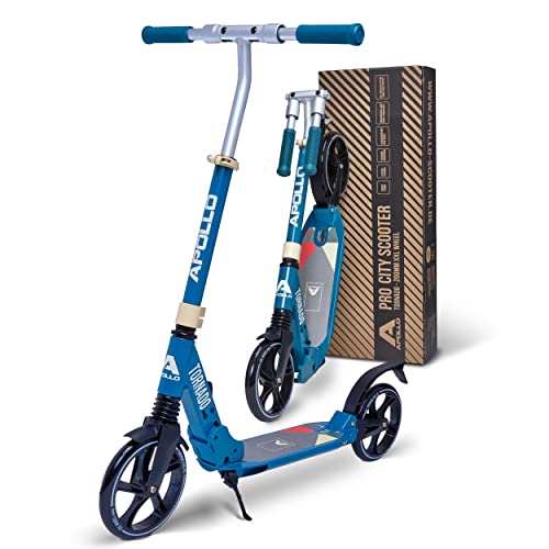 Apollo High End Scooter Erwachsene - Tornado | Cityroller Kinder ab 7 Jahre mit Federung | City Roller für Erwachsene klappbar und höhenverstellbar | Tretroller für Erwachsene und Kinder Apollo High End Scooter Erwachsene - Tornado | Cityroller Kinder ab 7 Jahre mit Federung | City Roller für Erwachsene klappbar und höhenverstellbar | Tretroller für Erwachsene und Kinder von Apollo