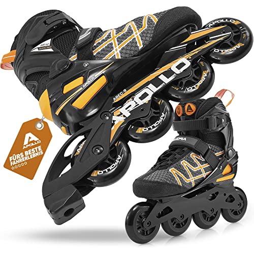 Apollo Inliner Air Flow X2 mit Schnellschnürung | Inliner Damen mit Fast Entry Form | Inline Skates ergonomisch gepolstert | Inliner Herren mit edler Alu Schiene | ABEC 7 Kugellager | Größen 37-45 Apollo Inliner Air Flow X2 mit Schnellschnürung | Inliner Damen mit Fast Entry Form | Inline Skates ergonomisch gepolstert | Inliner Herren mit edler Alu Schiene | ABEC 7 Kugellager | Größen 37-45 von Apollo