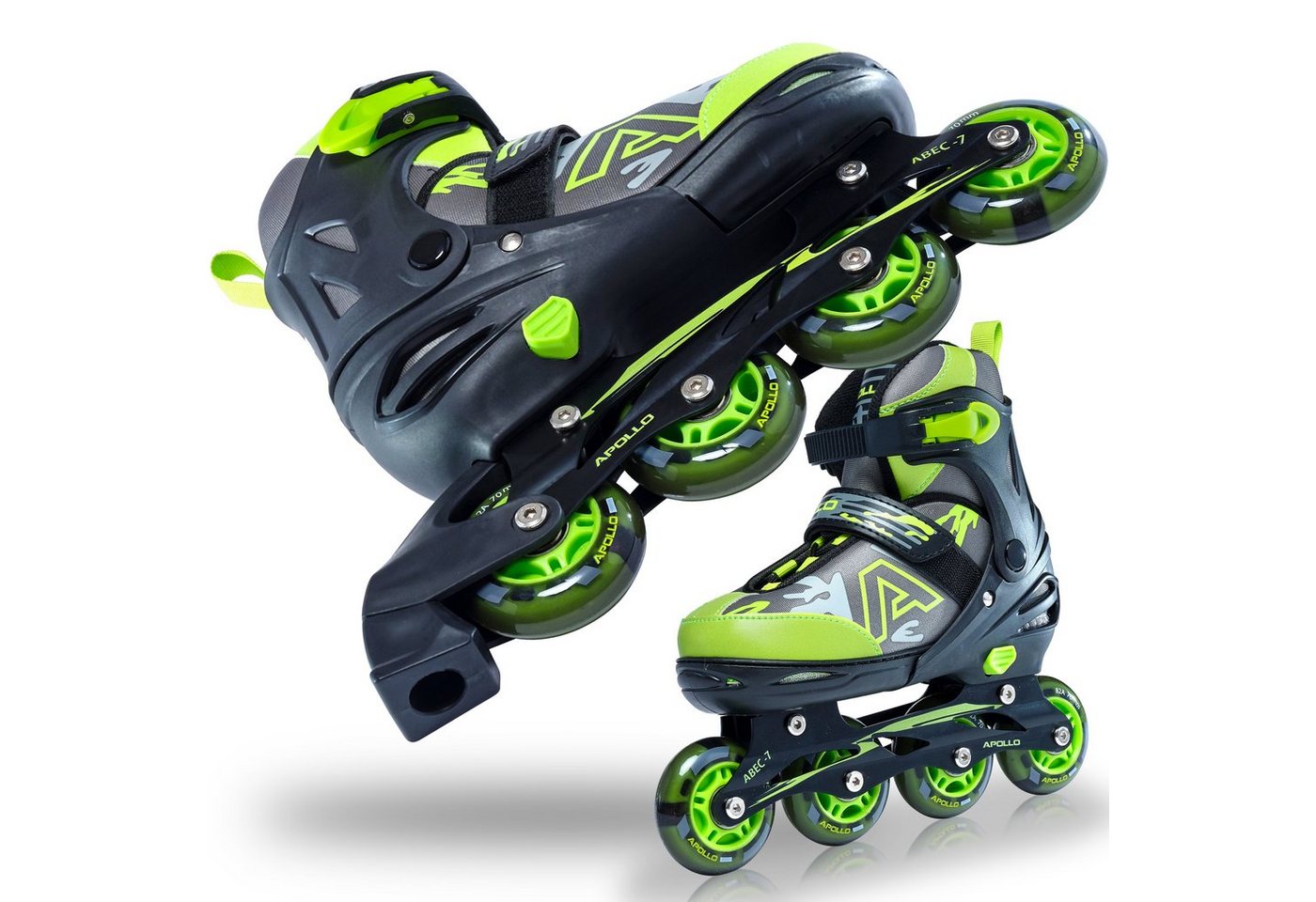 Apollo Inlineskates Champion Verstellbare Inlineskates für Kinder und Erwachsene, Größe 31-42, mit LED Rollen Apollo Inlineskates Champion Verstellbare Inlineskates für Kinder und Erwachsene, Größe 31-42, mit LED Rollen von Apollo