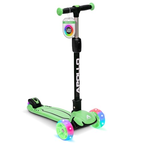Apollo KidsPro 4 Kinderroller | klappbarer Kinder Scooter, höhenverstellbarer Dreiradscooter | Roller Kinder 3 Jahre Altersempfehlung | Kinderroller 3 Räder mit LED Rollen | Scooter Kinder-gerecht Apollo KidsPro 4 Kinderroller | klappbarer Kinder Scooter, höhenverstellbarer Dreiradscooter | Roller Kinder 3 Jahre Altersempfehlung | Kinderroller 3 Räder mit LED Rollen | Scooter Kinder-gerecht von Apollo