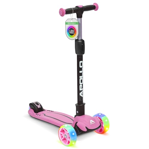 Apollo KidsPro 4 Kinderroller | klappbarer Kinder Scooter, höhenverstellbarer Dreiradscooter | Roller Kinder 3 Jahre Altersempfehlung | Kinderroller 3 Räder mit LED Rollen | Scooter Kinder-gerecht Apollo KidsPro 4 Kinderroller | klappbarer Kinder Scooter, höhenverstellbarer Dreiradscooter | Roller Kinder 3 Jahre Altersempfehlung | Kinderroller 3 Räder mit LED Rollen | Scooter Kinder-gerecht von Apollo