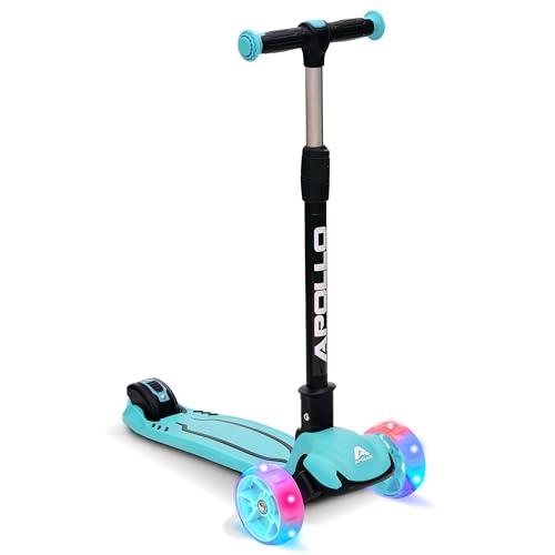 Apollo KidsPro 4 Kinderroller | klappbarer Kinder Scooter, höhenverstellbarer Dreiradscooter | Roller Kinder 3 Jahre Altersempfehlung | Kinderroller 3 Räder mit LED Rollen | Scooter Kinder-gerecht Apollo KidsPro 4 Kinderroller | klappbarer Kinder Scooter, höhenverstellbarer Dreiradscooter | Roller Kinder 3 Jahre Altersempfehlung | Kinderroller 3 Räder mit LED Rollen | Scooter Kinder-gerecht von Apollo