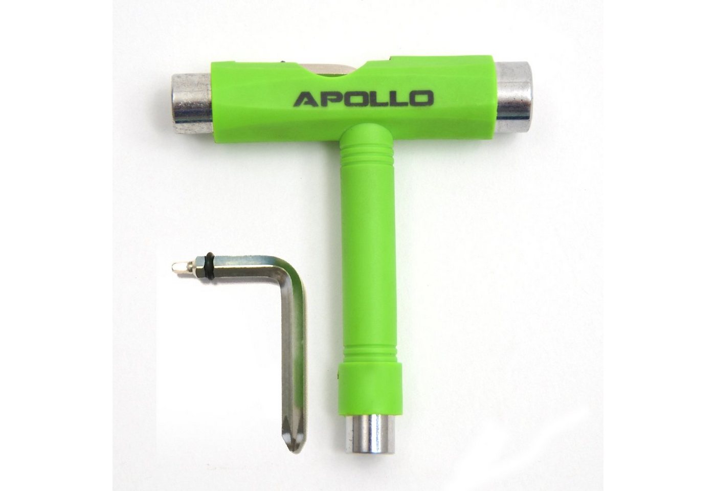 Apollo Skateboard T-Tool Schraubenschlüssel - Multifunktions Sechskantschlüssel, All-In-One Tool für Skateboard, Scooter, Longboard Apollo Skateboard T-Tool Schraubenschlüssel - Multifunktions Sechskantschlüssel, All-In-One Tool für Skateboard, Scooter, Longboard von Apollo