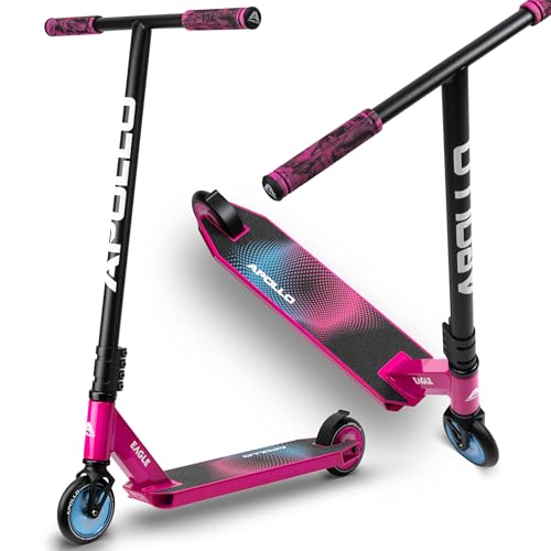 Apollo Stunt Scooter - Eagle, eloxierter Profi Stuntroller, Kinder Scooter mit ABEC 9 Kugellagern, 110mm Wheels, Stunt Scooter auch für Teenies und Erwachsene, Trick Roller Apollo Stunt Scooter - Eagle, eloxierter Profi Stuntroller, Kinder Scooter mit ABEC 9 Kugellagern, 110mm Wheels, Stunt Scooter auch für Teenies und Erwachsene, Trick Roller von Apollo