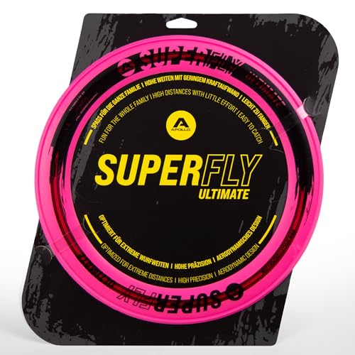 Apollo Superfly Wurfring - Aerodynamische Profi Flugscheibe, Softe Wurfscheibe - weiche Kanten, Outdoor Flying Disc für Extreme Weiten, Strandspiele für Kinder Apollo Superfly Wurfring - Aerodynamische Profi Flugscheibe, Softe Wurfscheibe - weiche Kanten, Outdoor Flying Disc für Extreme Weiten, Strandspiele für Kinder von Apollo