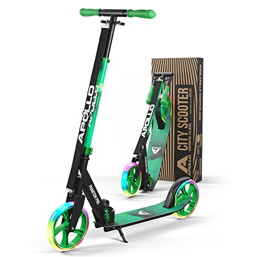 Apollo Phantom Pro City Scooter - XXL-Räder, faltbar, höhenverstellbar, Tretroller für Erwachsene, Kinder und Jugendliche, kompakter City-Roller Apollo Phantom Pro City Scooter - XXL-Räder, faltbar, höhenverstellbar, Tretroller für Erwachsene, Kinder und Jugendliche, kompakter City-Roller von Apollo