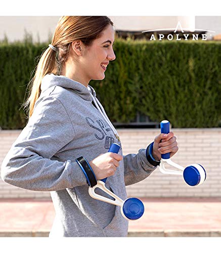 Apolyne Walk&Weight Hantelscheiben mit Griffen, Unisex, Erwachsene, Blau, Einheitsgröße Apolyne Walk&Weight Hantelscheiben mit Griffen, Unisex, Erwachsene, Blau, Einheitsgröße von Apolyne