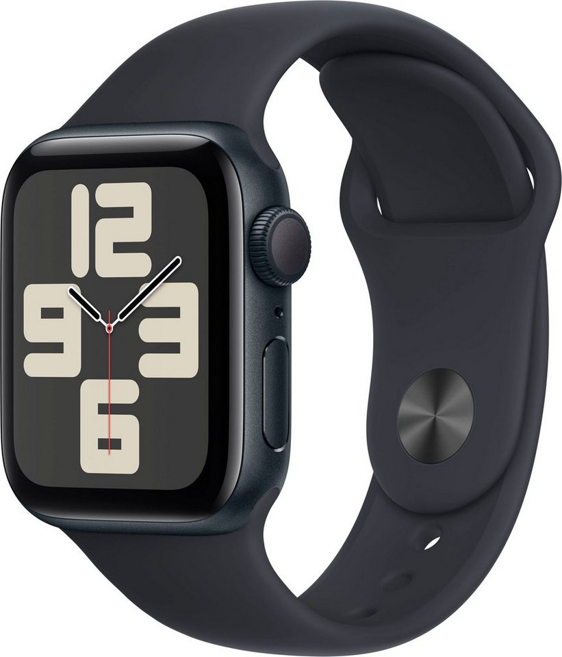 Apple Watch SE GPS 40 mm Aluminium S/M Smartwatch (4 cm/1,57 Zoll, Watch OS 10), Sport Band von Apple