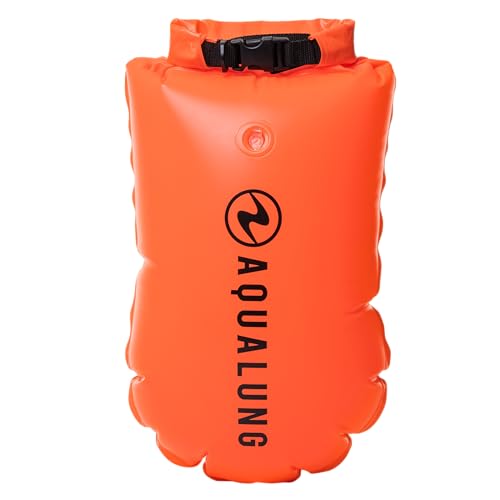 Aqualung iDry Bag | Aufblasbarer wasserdichter Beutel 15L mit Zugseil und Gürtel von Aqua Lung
