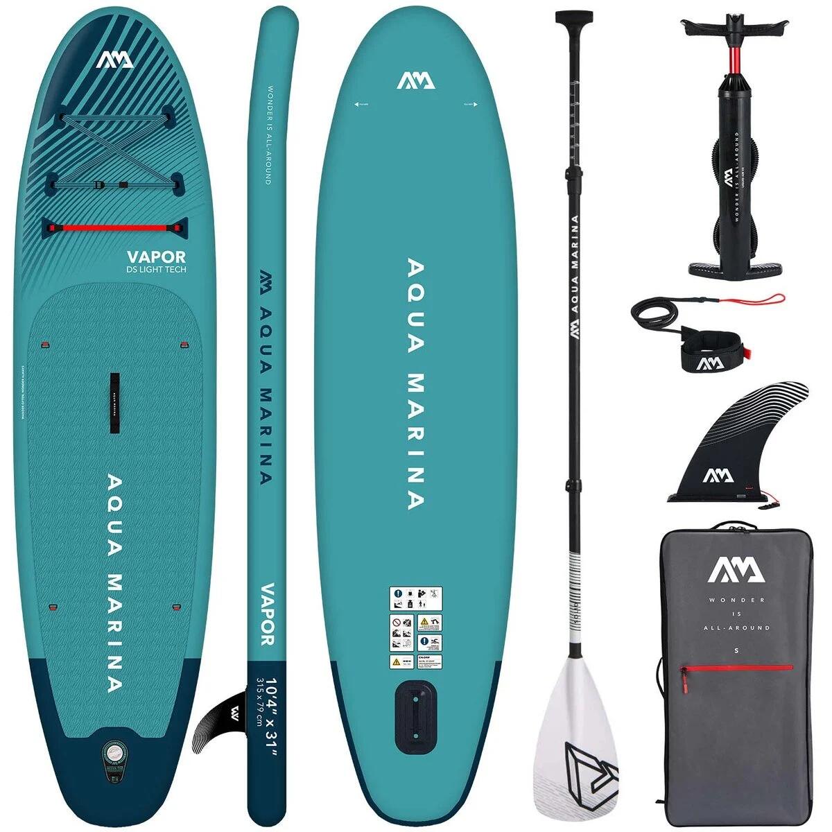 AQUA MARINA VAPOR SUP Board Stand Up Paddle aufblasbar SOLID PADDEL von Aqua Marina