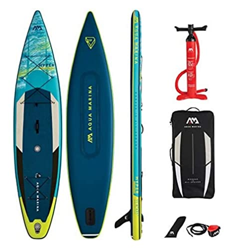 Aqua Marina , Touring Stand Up Paddle Board aufblasbar im Set Hyper iSUP Blau 12’6” Stand-Up Paddling SUP-Board 381 x 81 x 15 cm Aqua Marina , Touring Stand Up Paddle Board aufblasbar im Set Hyper iSUP Blau 12’6” Stand-Up Paddling SUP-Board 381 x 81 x 15 cm von Aqua Marina
