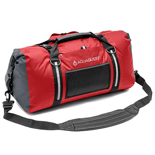 AquaQuest White Water Seesack (Duffel) 75 L – 100% wasserdicht, strapazierfähig, vielseitig, bequem – robuster Packsack – Rot AquaQuest White Water Seesack (Duffel) 75 L – 100% wasserdicht, strapazierfähig, vielseitig, bequem – robuster Packsack – Rot von AquaQuest
