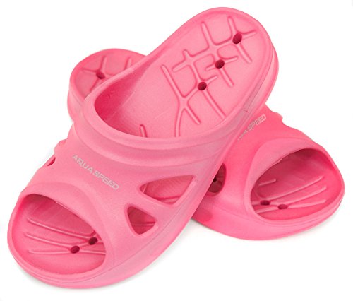 Aqua Speed® Florida Kids Badelatschen Größe 28-35, Farbe:pink;Größe:29 von Aqua Speed