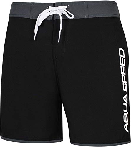 Aqua Speed Badehosen lang Herren | Surfen Schwimmhosen Männer | Schwarze Badeshorts | Schwimmshorts schnell trocknend | Swim Trunks Men | Surfer Shorts | Schwimmen | Schwarz, Gr. XS | Evan Aqua Speed Badehosen lang Herren | Surfen Schwimmhosen Männer | Schwarze Badeshorts | Schwimmshorts schnell trocknend | Swim Trunks Men | Surfer Shorts | Schwimmen | Schwarz, Gr. XS | Evan von Aqua Speed