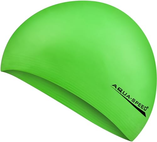 Aqua Speed Badekappe dünn Damen Herren | Schwimmhaube | Swim Hat for Women Men | Badehaube | Schwimmkappe | Latexbadekappe Grün 04 | Soft Latex Aqua Speed Badekappe dünn Damen Herren | Schwimmhaube | Swim Hat for Women Men | Badehaube | Schwimmkappe | Latexbadekappe Grün 04 | Soft Latex von Aqua Speed