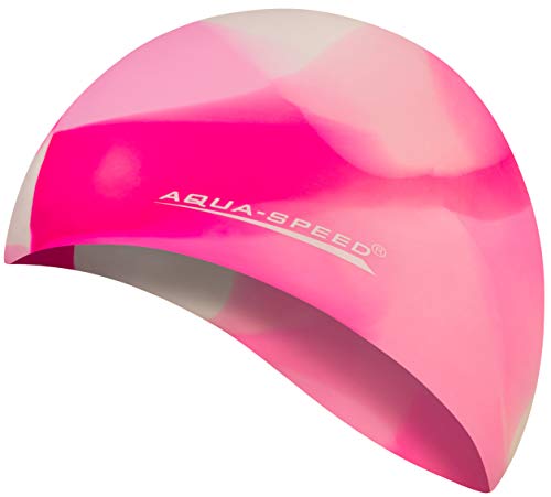 Aqua Speed BUNT Badekappe wasserdicht + Kleines Mikrofaserhandtuch | Damen & Herren | Schwimmmütze | Bademütze für Kinder | Bunte Badehaube Schwimmen | Schwimmhaube | Silikon | 02. Bunt / 95 Aqua Speed BUNT Badekappe wasserdicht + Kleines Mikrofaserhandtuch | Damen & Herren | Schwimmmütze | Bademütze für Kinder | Bunte Badehaube Schwimmen | Schwimmhaube | Silikon | 02. Bunt / 95 von Aqua Speed