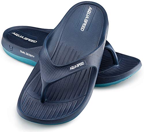 Aqua Speed Badesandalen rutschfest Herren | Zehentrenner Duschsandalen Männer | Zehensandale | Blaue Badeschlappen | Schwimmbadlatschen | Mens Shower Sandals Blue | Gr. 42, Blau | Alcano Aqua Speed Badesandalen rutschfest Herren | Zehentrenner Duschsandalen Männer | Zehensandale | Blaue Badeschlappen | Schwimmbadlatschen | Mens Shower Sandals Blue | Gr. 42, Blau | Alcano von Aqua Speed