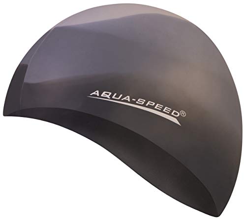 Aqua Speed BUNT Badekappe + Kleines Mikrofaserhandtuch | Damen & Herren | Bademütze Silikon | Bunte Badehüte für Kinder Erwachsene | wasserdichte Schwimmhaube | Badehaube | 26. Bunt / 74 Aqua Speed BUNT Badekappe + Kleines Mikrofaserhandtuch | Damen & Herren | Bademütze Silikon | Bunte Badehüte für Kinder Erwachsene | wasserdichte Schwimmhaube | Badehaube | 26. Bunt / 74 von Aqua Speed