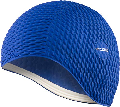 Aqua Speed Damen Badekappe Lange Haare | Womens Swimming Cap for Long Hair | Schwimmkappe Latex | Badehaube Schwimmen | Latexkappe | Schwimmmütze blau wasserdicht | Mittelblau 10 | Bombastic Aqua Speed Damen Badekappe Lange Haare | Womens Swimming Cap for Long Hair | Schwimmkappe Latex | Badehaube Schwimmen | Latexkappe | Schwimmmütze blau wasserdicht | Mittelblau 10 | Bombastic von Aqua Speed