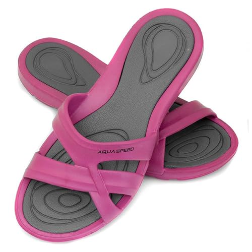 Aqua Speed Damen Set Badeschuhe + Mikrofasertuch | Duschsandalen | Badeschlappen weich | Dusche & Badeschuhe | Slide Sandals | F:03, Gr. 42 | Panama Aqua Speed Damen Set Badeschuhe + Mikrofasertuch | Duschsandalen | Badeschlappen weich | Dusche & Badeschuhe | Slide Sandals | F:03, Gr. 42 | Panama von Aqua Speed