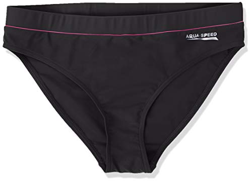 Aqua Speed Damen Fiona Briefs Womens Swimwear Badeanzug, Black/Pink Piping, 38 EU Aqua Speed Damen Fiona Briefs Womens Swimwear Badeanzug, Black/Pink Piping, 38 EU von Aqua Speed