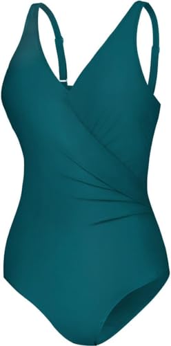 Aqua Speed Eleganter Andrea Badeanzug mit Mesh-Details und Bauchkontrolle, Größen:44, Farbe:Grün Aqua Speed Eleganter Andrea Badeanzug mit Mesh-Details und Bauchkontrolle, Größen:44, Farbe:Grün von Aqua Speed