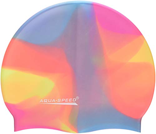 Aqua Speed Herren-Badekappe aus Silikon, Mehrfarbig, Einheitsgröße Aqua Speed Herren-Badekappe aus Silikon, Mehrfarbig, Einheitsgröße von Aqua-Speed