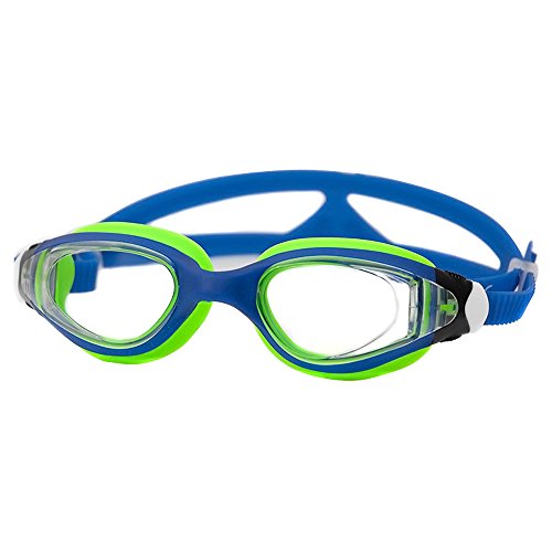 Aqua-Speed Herren Ceto Jugend und Kinder Schwimmbrille, blau/grün, Einheitsgröße von Aqua Speed